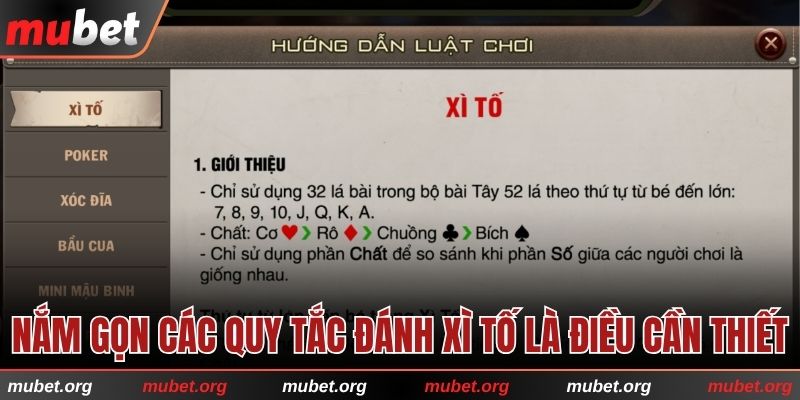 Nắm gọn các quy tắc đánh Xì Tố là điều cần thiết